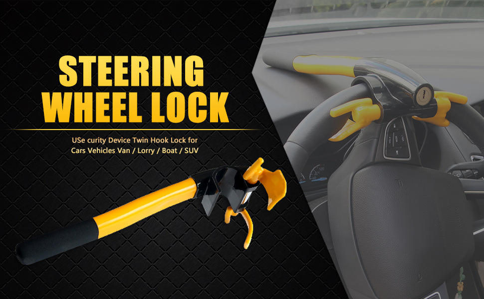 Xingcang XC-F016 Professio<i></i>nal Car Steering Wheel Lock - Universal Anti-Theft Security Device